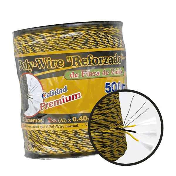 PolyWire (PolyCuerda) Premium de Fibra de Vidrio - 500m / 3.0mm Reforzado
